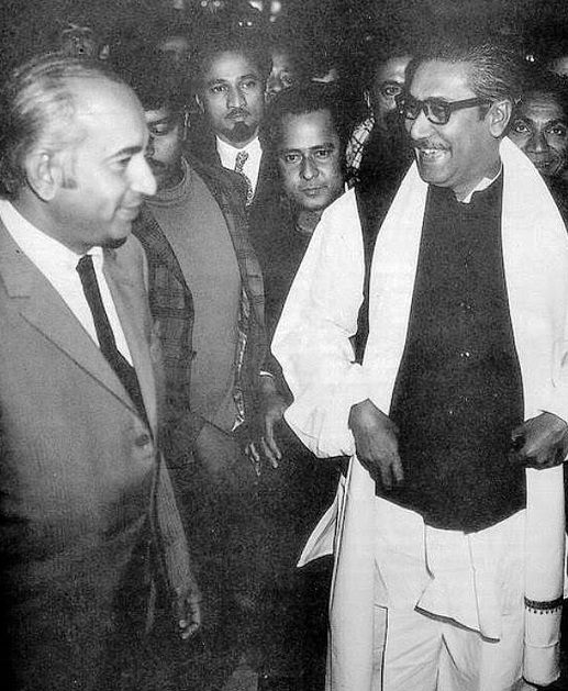 রাজনৈতিক দলগুলোর ধর্মকে ব্যবহার 3 ভুট্টো ও মুজিব