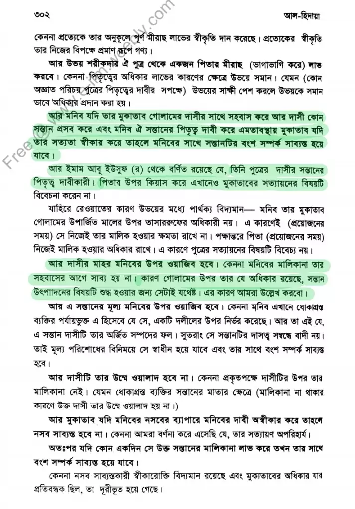 দাসীর উম্মে ওয়ালাদ হওয়া | আল হিদায়া 14 দাসীর উম্মে ওয়ালাদ প্রসঙ্গে